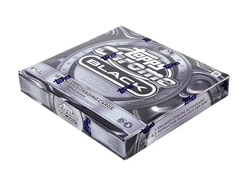 2025 Topps Chrome Black Baseball Hobby Box - Image 2